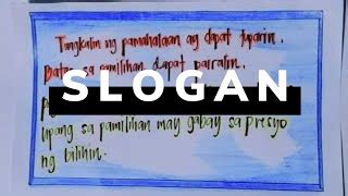 slogan tungkol sa pag unlad|magbigay ng isang slogan tungkol sa kahalagahan ng katangiang .